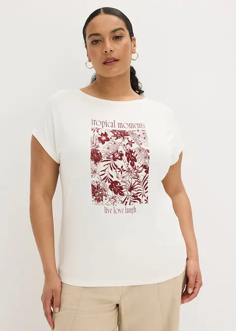T-shirt en jersey viscose, bonprix