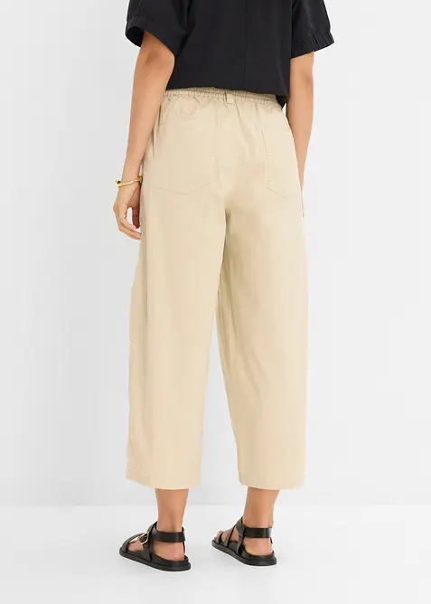 Barrel-Hose aus Baumwoll-Mix, bonprix