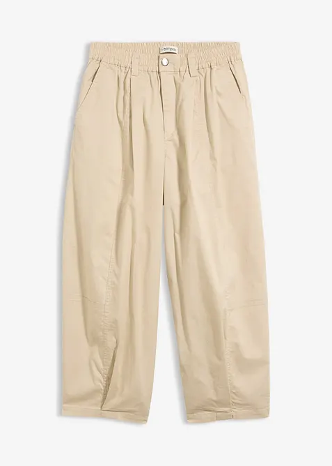 Barrel-Hose aus Baumwoll-Mix, bonprix