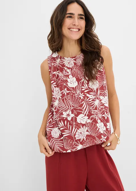 Jersey-Top aus Viskosemix, bonprix