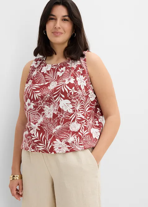 Jersey-Top aus Viskosemix, bonprix