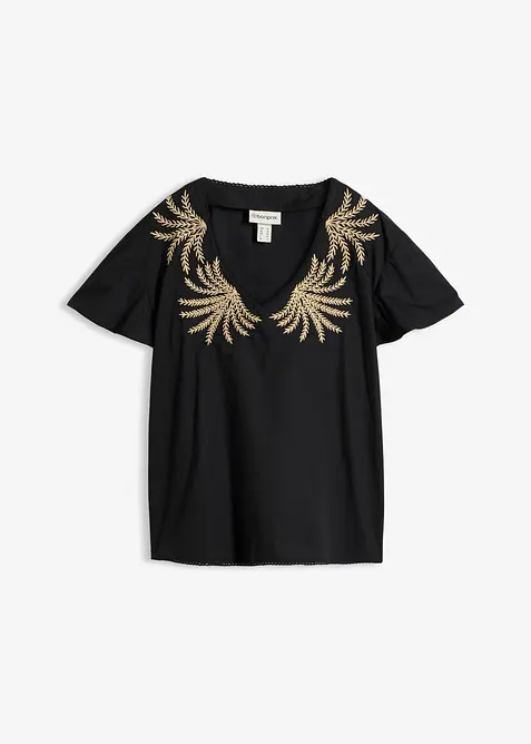 Bluse mit Stickerei, bonprix