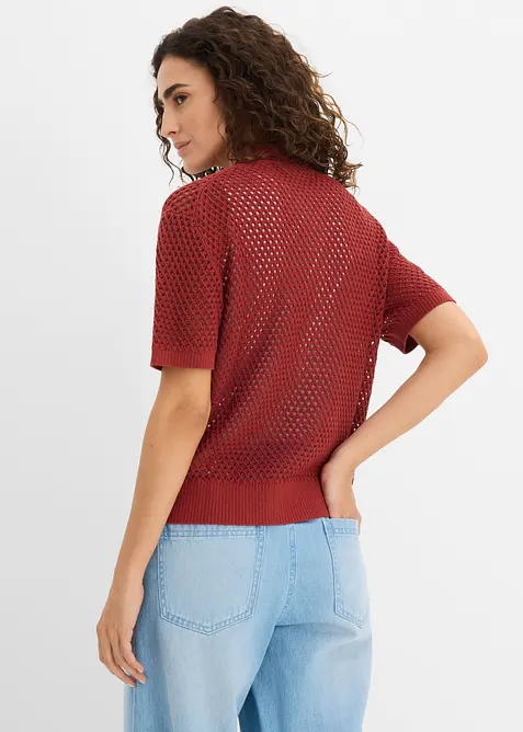 Ajour-Strickjacke, bonprix