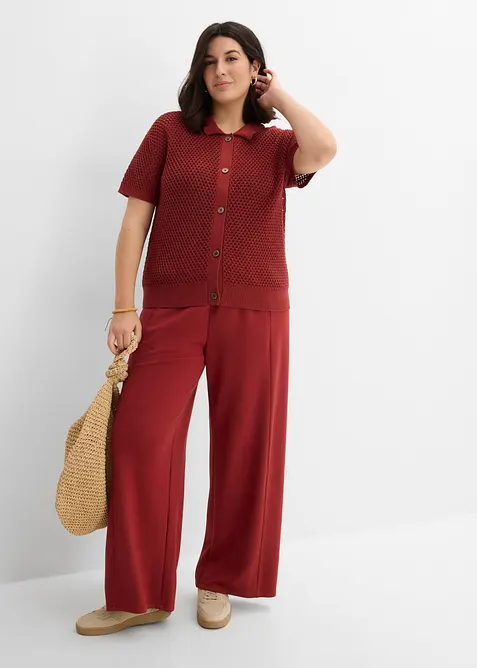 Ajour-Strickjacke, bonprix