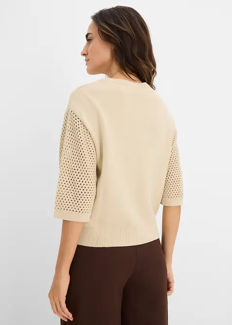 Pullover aus Baumwoll-Mix, bonprix