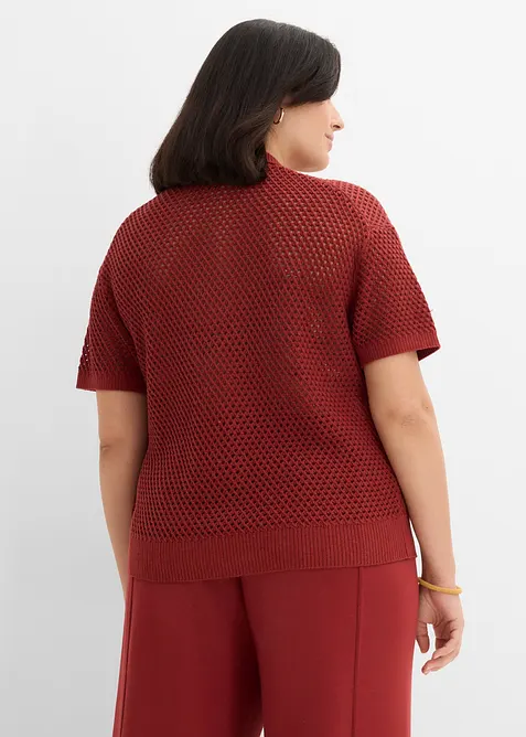 Ajour-Strickjacke, bonprix