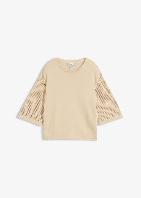 Pullover aus Baumwoll-Mix, bonprix