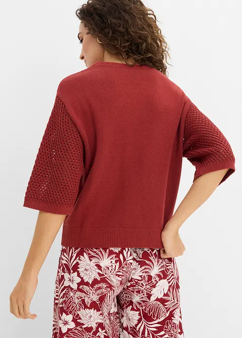 Pullover aus Baumwoll-Mix, bonprix