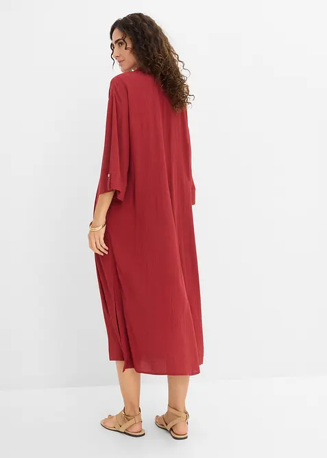 Kaftan-Kleid aus flie&szlig;ender Viskose, bonprix