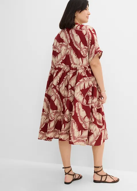 Robe caftan midi en viscose fluide, bonprix