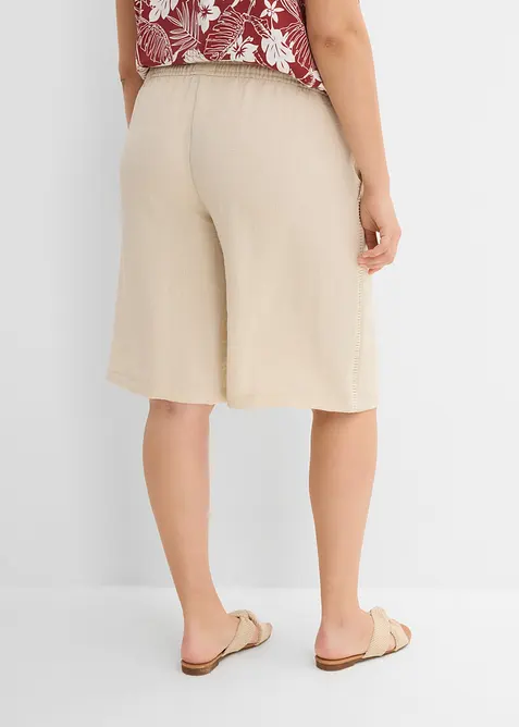 Bermuda &agrave; taille &eacute;lastiqu&eacute;e, bonprix