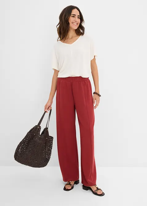 Weite Hose aus Scuba, bonprix