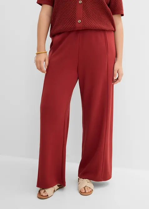 Weite Hose aus Scuba, bonprix