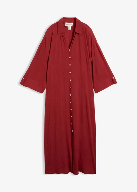 Kaftan-Kleid aus flie&szlig;ender Viskose, bonprix
