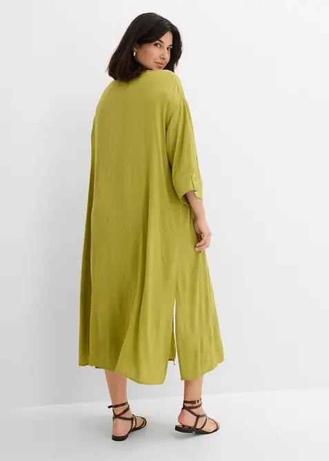 Kaftan-Kleid aus flie&szlig;ender Viskose, bonprix
