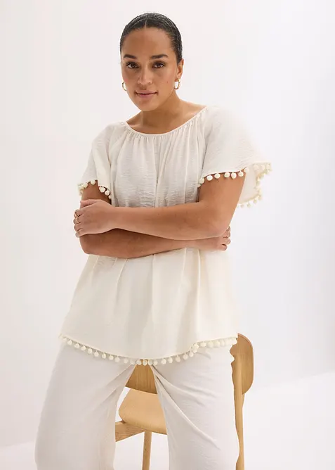 Bluse aus softem Viskose-Mix, bonprix