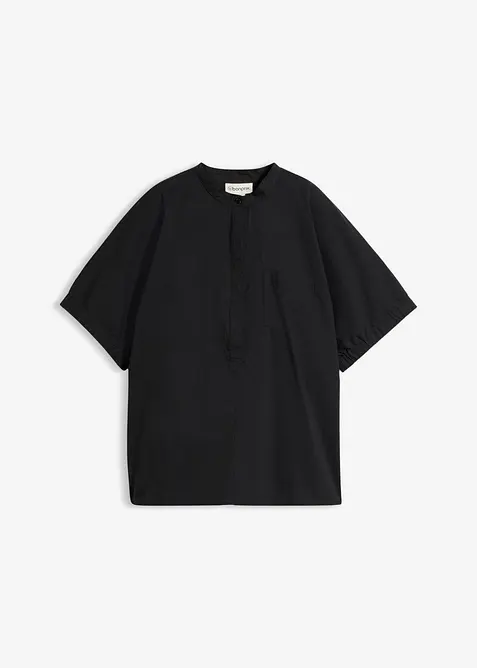 &Uuml;berschnittene Kurzarmbluse, bonprix