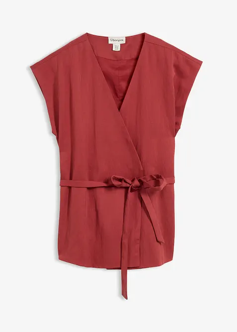 Westentop mit G&uuml;rtel aus Viskose-Mix, bonprix