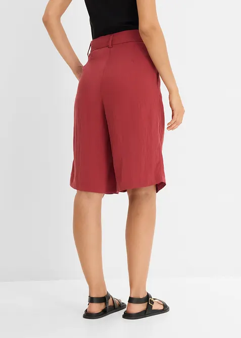 Konfektionierte Bermuda-Hose aus Viskose-Mix, bonprix