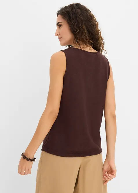 Stricktop mit Perlendetail, bonprix