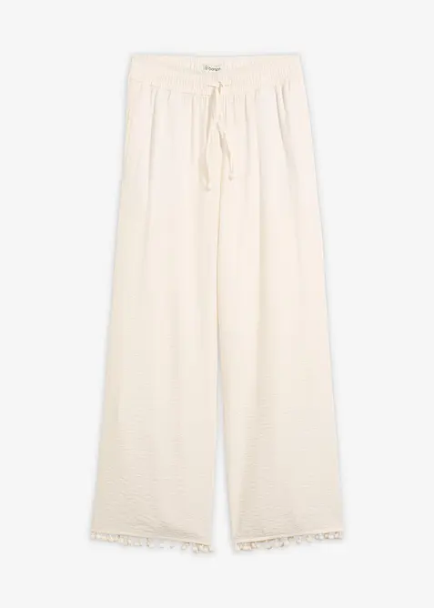 Schlupfhose aus flie&szlig;endem Viskose-Mix, bonprix