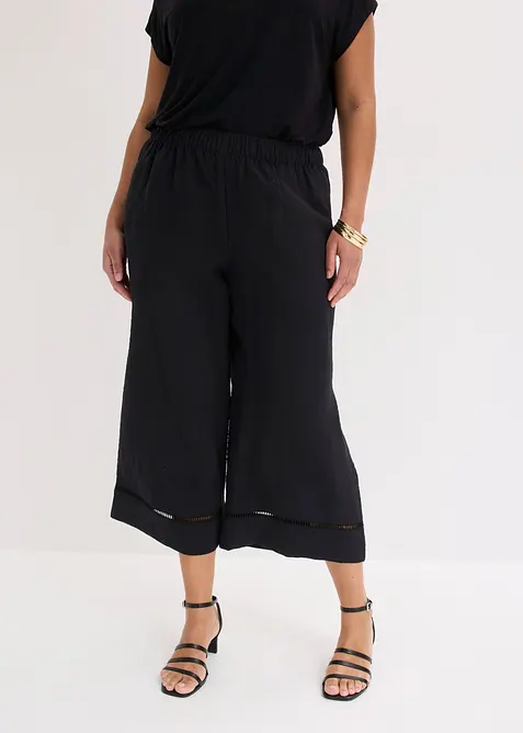 Pantalon large et fluide, bonprix