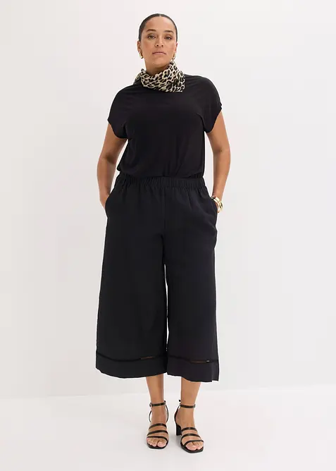 Pantalon large et fluide, bonprix