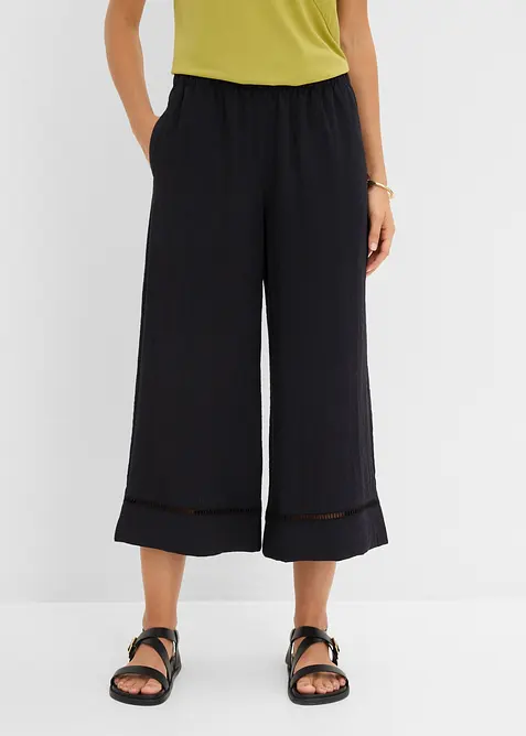 Culotte aus flie&szlig;endem Viskose-Mix, bonprix