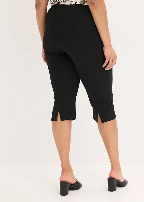 Pantalon corsaire en Punto di Roma, bonprix