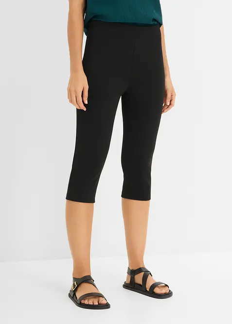 Capri-Hose aus Punto di Roma, bonprix