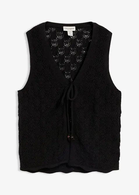 Ajour Strickweste, bonprix