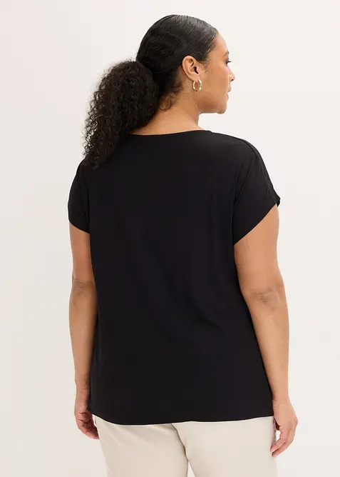 T-shirt avec dentelle, bonprix