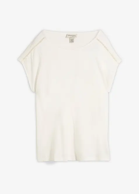 Shirt mit Leiterspitze, bonprix