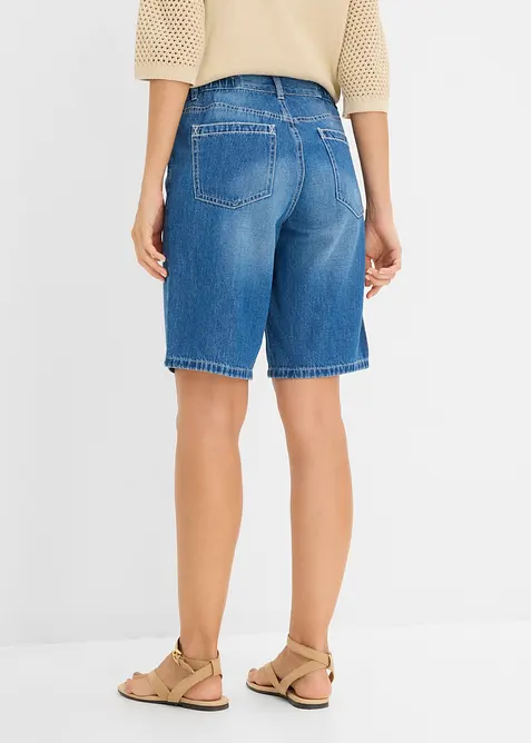 Jeans-Bermuda Mid Waist, Bequembund, bonprix