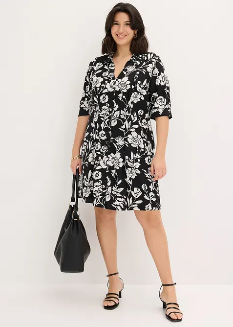 Robe-chemise en viscose fluide, bonprix