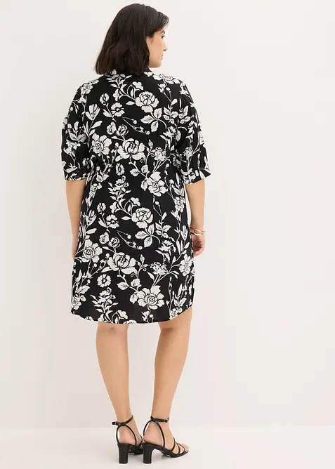 Robe-chemise en viscose fluide, bonprix