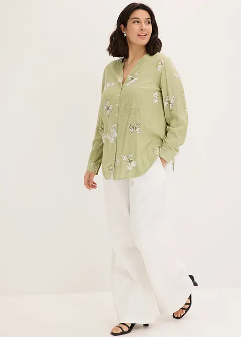 Viskose Bluse bedruckt, bonprix