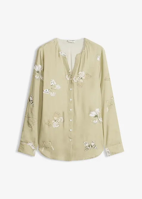 Chemisier imprim&eacute; en viscose, bonprix