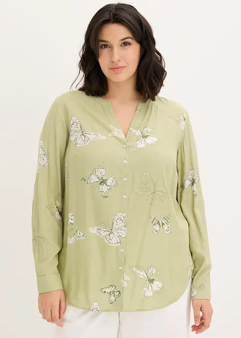 Viskose Bluse bedruckt, bonprix