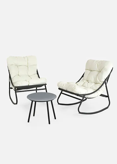 Salon de jardin (3 pi&egrave;ces), bonprix