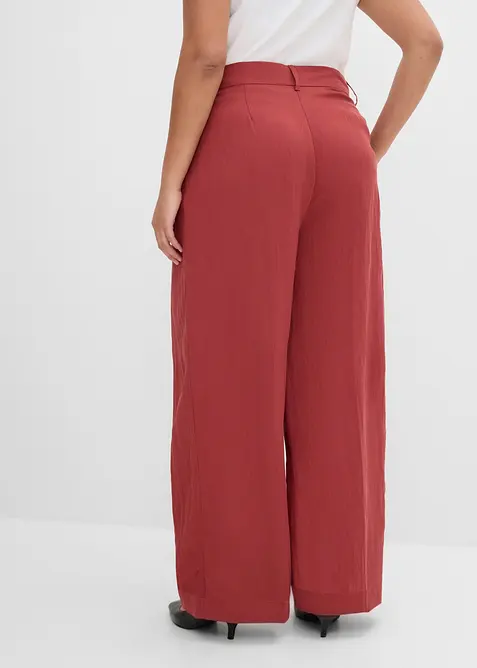 Sommerliche Bundfaltenhose aus Viskose-Mix, bonprix