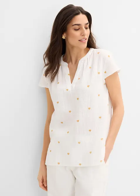 Tunique en gaze de coton, bonprix