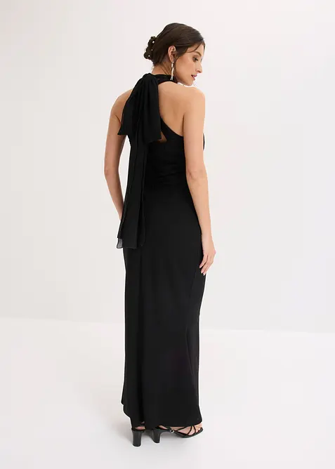 Robe de soir&eacute;e en cr&ecirc;pe textur&eacute;, bonprix