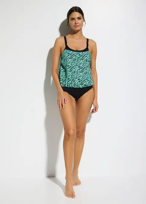 Oversize-Tankini mit Ringdetail (2-tlg.Set), bonprix