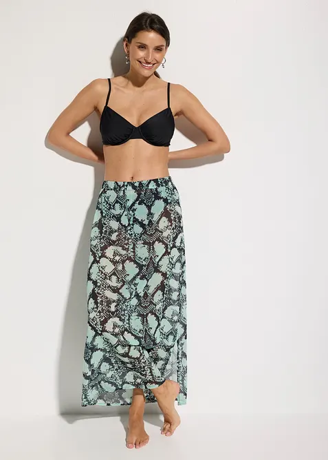 Strandrock aus leichtem Chiffon, bonprix
