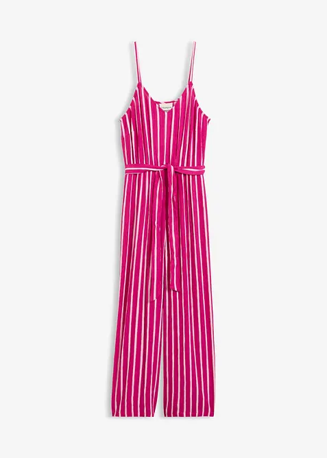 Jumpsuit aus strukturierter Viskose, bonprix
