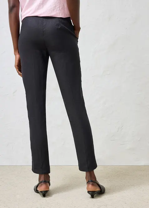 Pantalon raccourci, 100% lin, bonprix