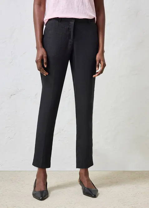 Pantalon raccourci, 100% lin, bonprix