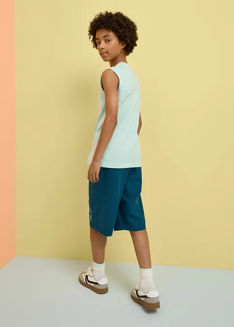 T-shirt et pantacourt 100% coton (ens. 2&nbsp;pces), bonprix