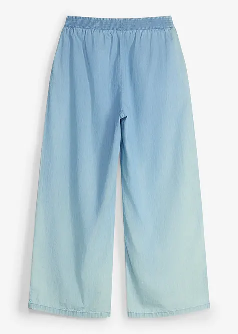 Jupe-culotte 100% coton &agrave; taille &eacute;lastiqu&eacute;e, bonprix